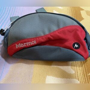 Marmot Red and Gray Fanny Pack